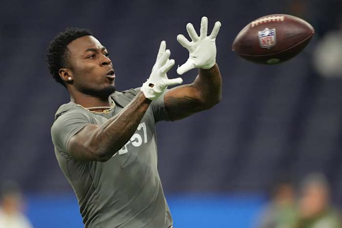 Florida State defensive back Jammie Robinson at 2023 NFL Combine.